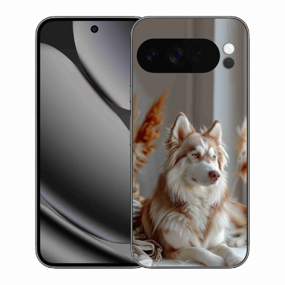 Gélový kryt mmCase na Google Pixel 10 Pro XL - pokojný sibírsky husky