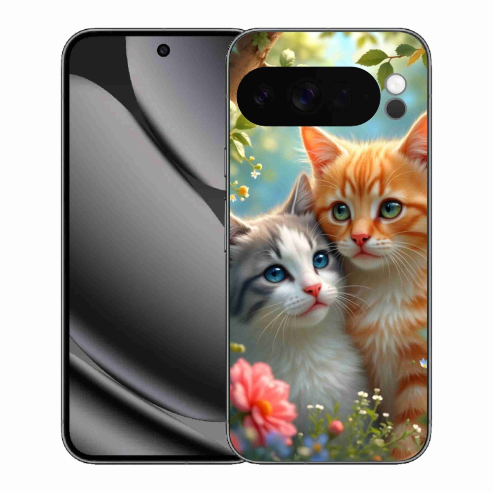Gélový kryt mmCase na Google Pixel 10 Pre XL - mačacia láska 2