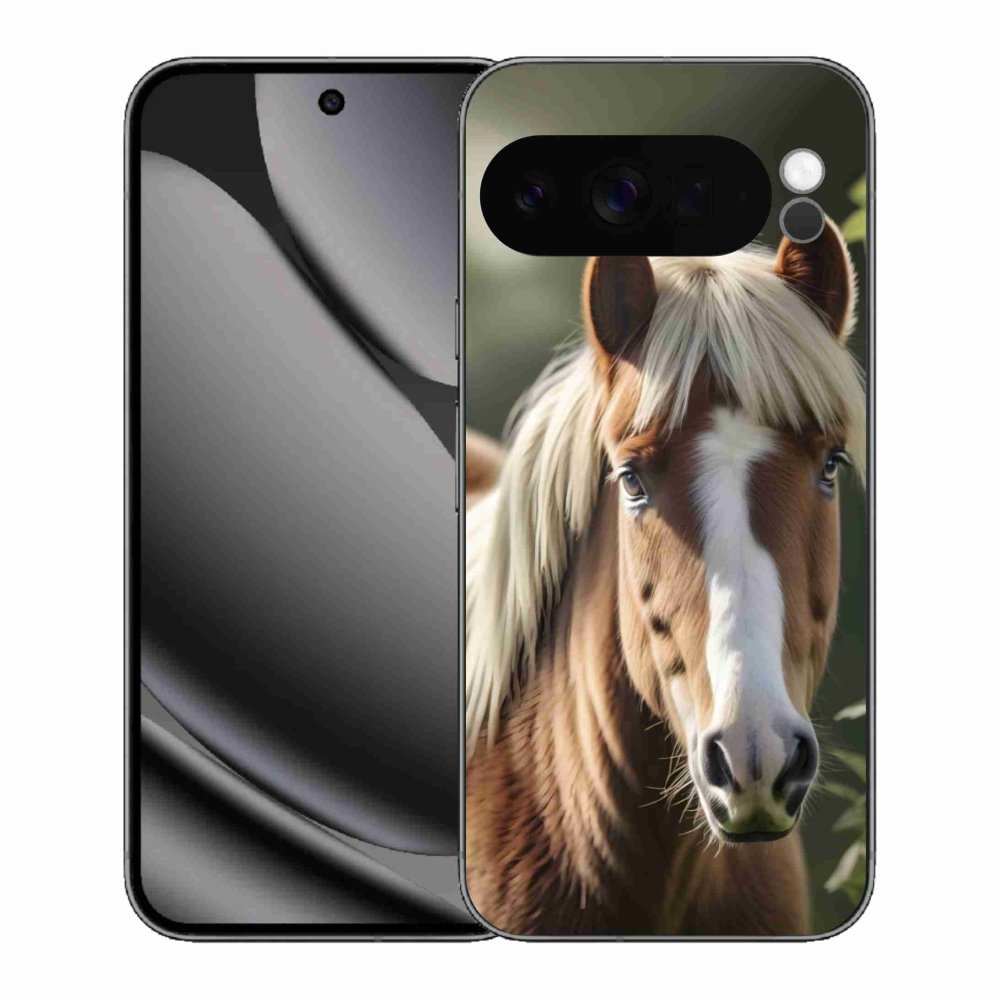 Gélový kryt mmCase na Google Pixel 10 Pro XL - kôň so svetlou hrivou