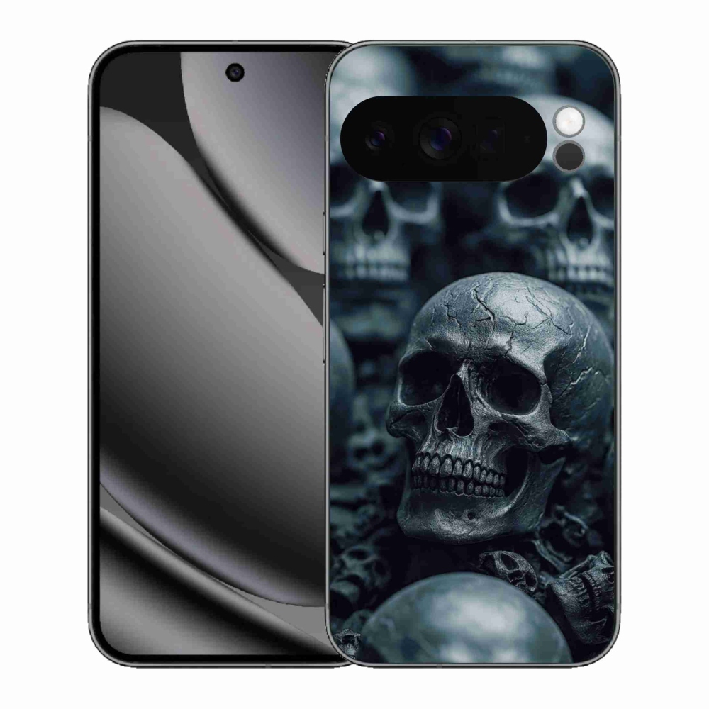 Gélový kryt mmCase na Google Pixel 10 Pro XL - lebka 2