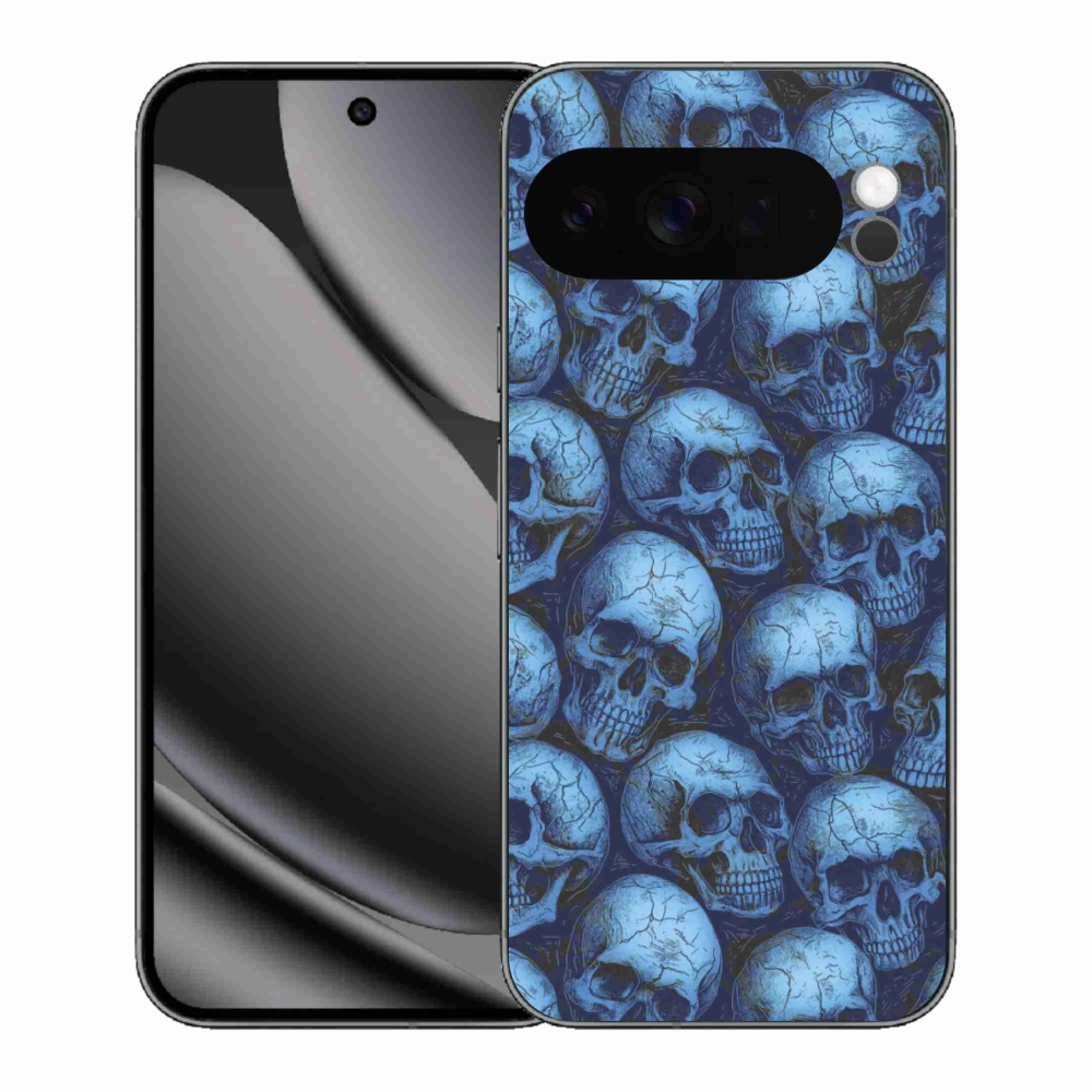 Gélový kryt mmCase na Google Pixel 10 Pro XL - lebky