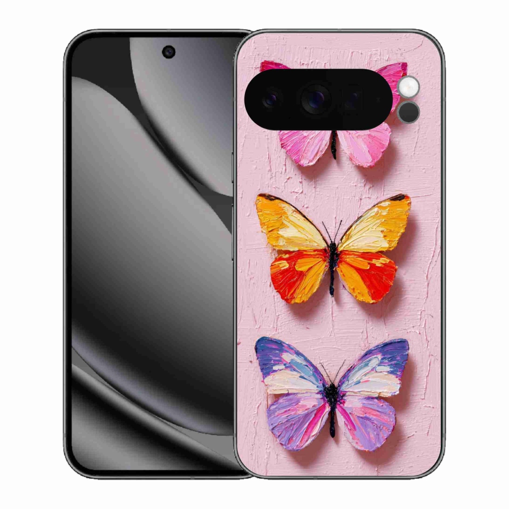 Gélový kryt mmCase na Google Pixel 10 Pro XL - motýlia trojica