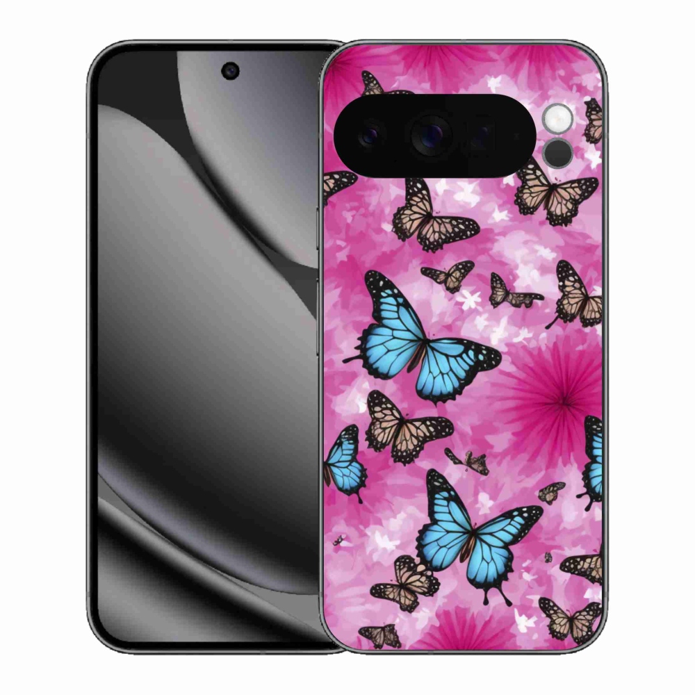 Gélový kryt mmCase na Google Pixel 10 Pro XL - motýlia záhrada
