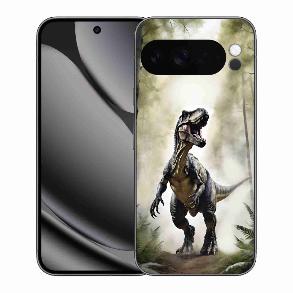 Gélový kryt mmCase na Google Pixel 10 Pro XL - naštvaný T-Rex