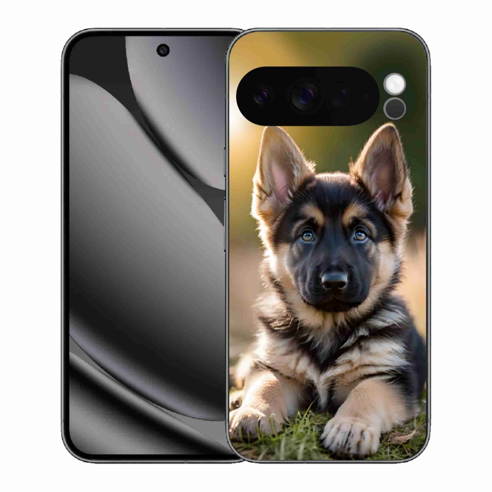 Gélový kryt mmCase na Google Pixel 10 Pro XL - nemecký ovčiak v prírode