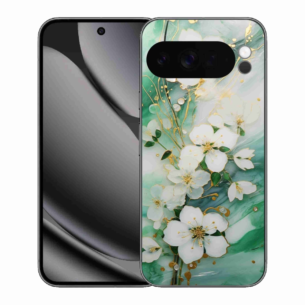 Gélový kryt mmCase na Google Pixel 10 Pro XL - nežné kvety