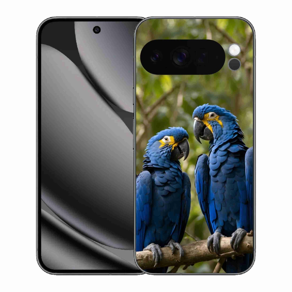 Gélový kryt mmCase na Google Pixel 10 Pro XL - papagájové duo