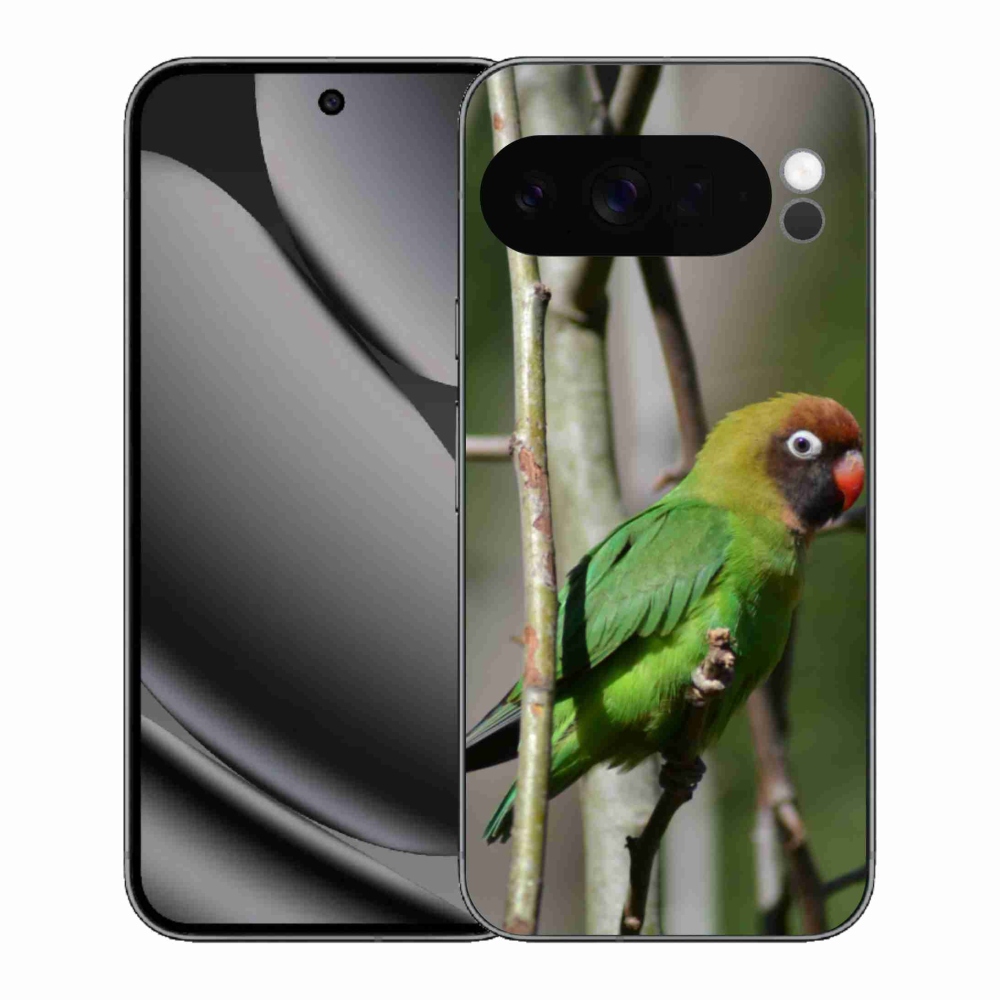 Gélový kryt mmCase na Google Pixel 10 Pro XL - papagáj agapornis