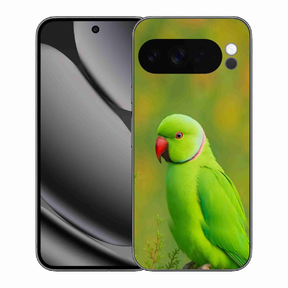 Gélový kryt mmCase na Google Pixel 10 Pro XL - papagáj Alexandr 2
