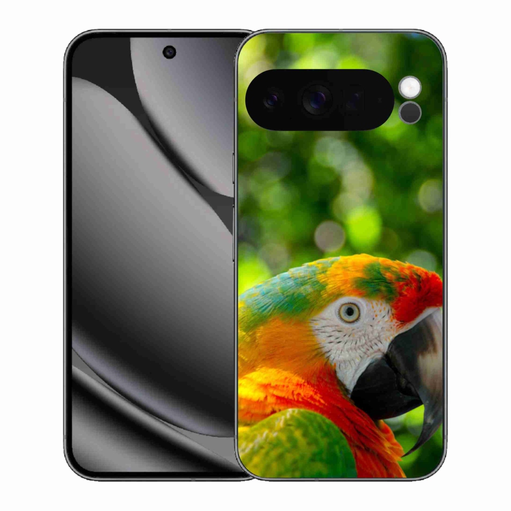 Gélový kryt mmCase na Google Pixel 10 Pro XL - papagáj ara 3