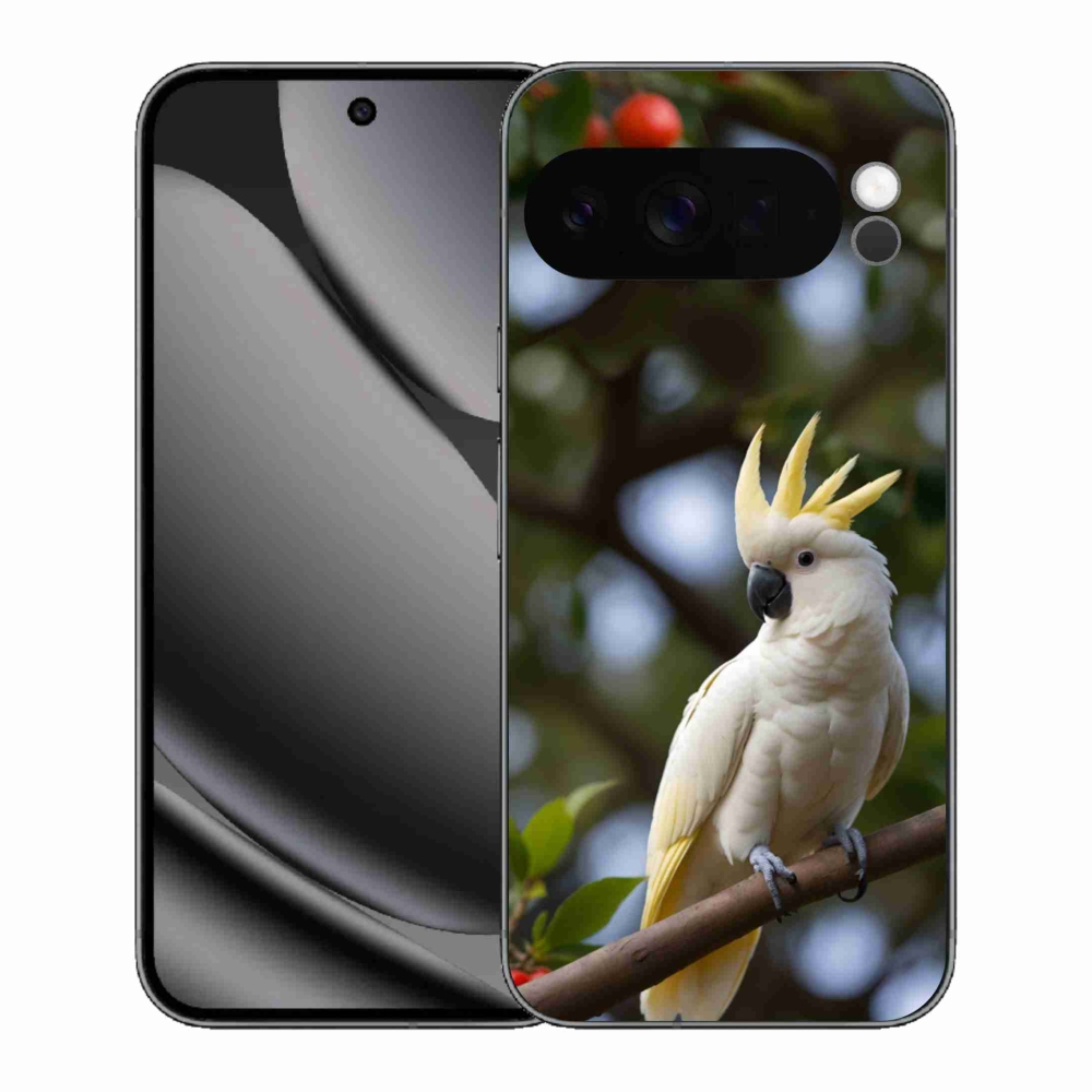 Gélový kryt mmCase na Google Pixel 10 Pro XL - papagáj kakadu 3