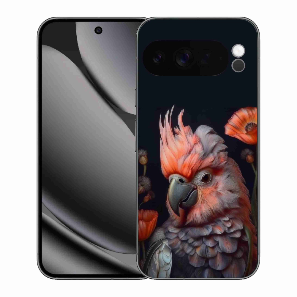 Gélový kryt mmCase na Google Pixel 10 Pro XL - papagáj kakadu vo farbách