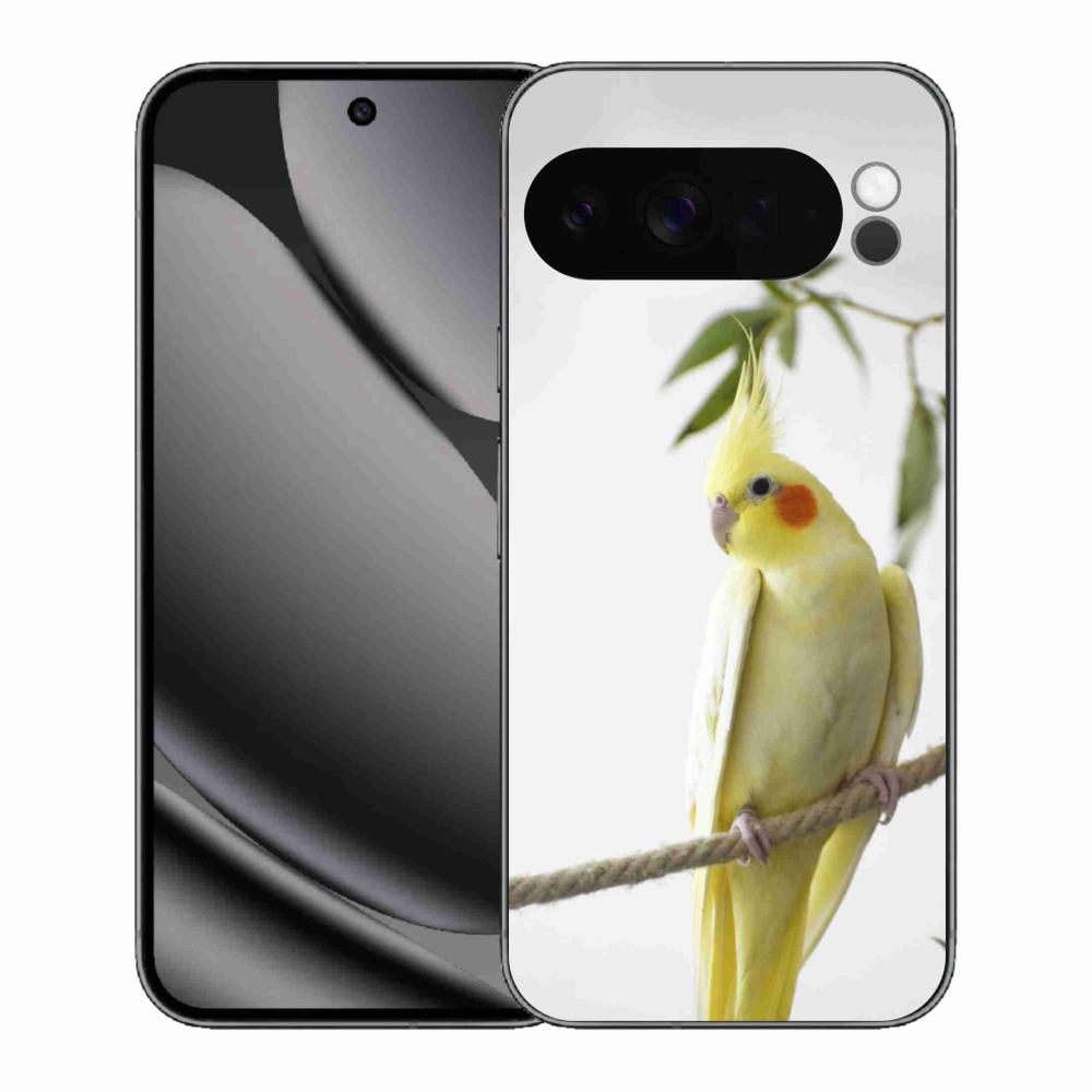 Gélový kryt mmCase na Google Pixel 10 Pro XL - papagáj korela chocholatá