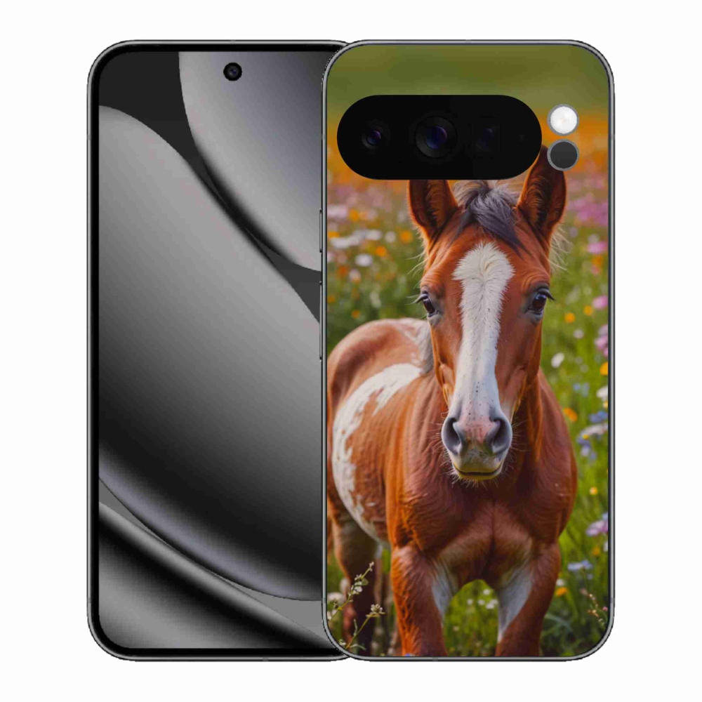 Gélový kryt mmCase na Google Pixel 10 Pro XL - roztomilé žriebä