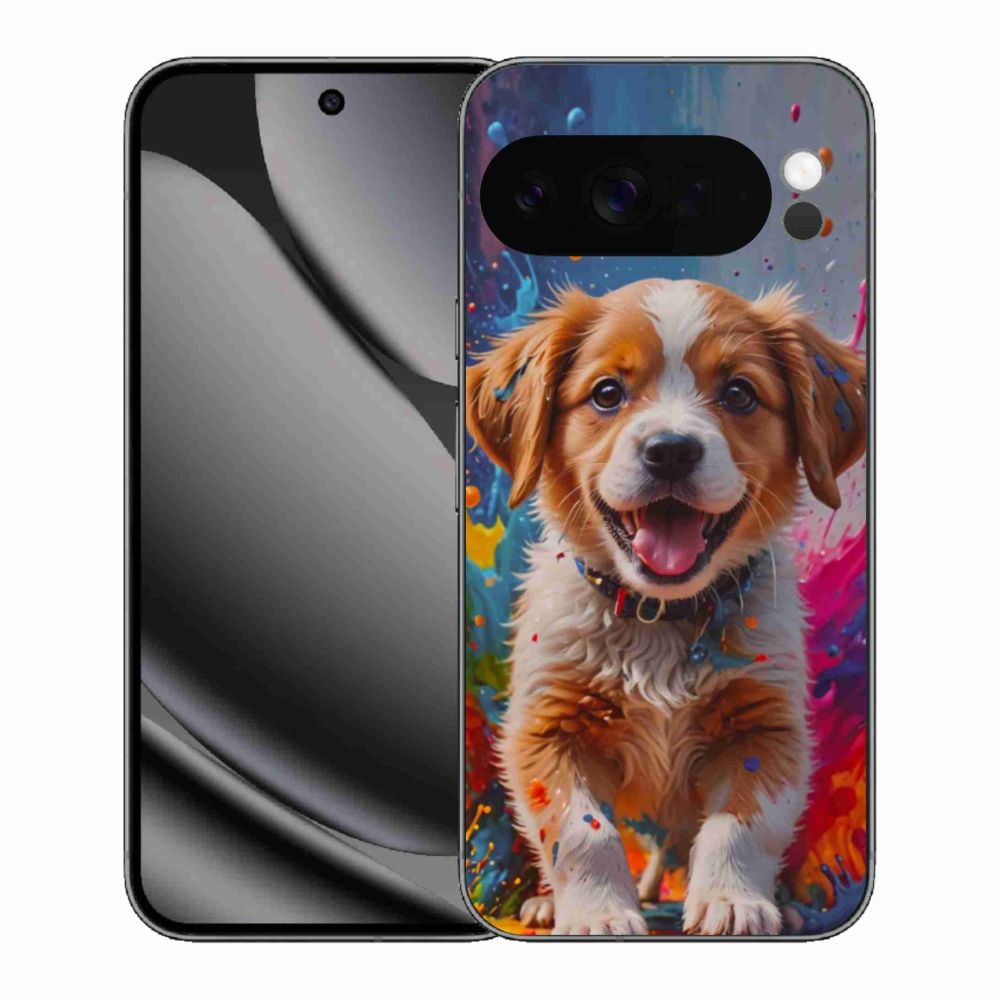 Gélový kryt mmCase na Google Pixel 10 Pro XL - roztomilé šteňa 3