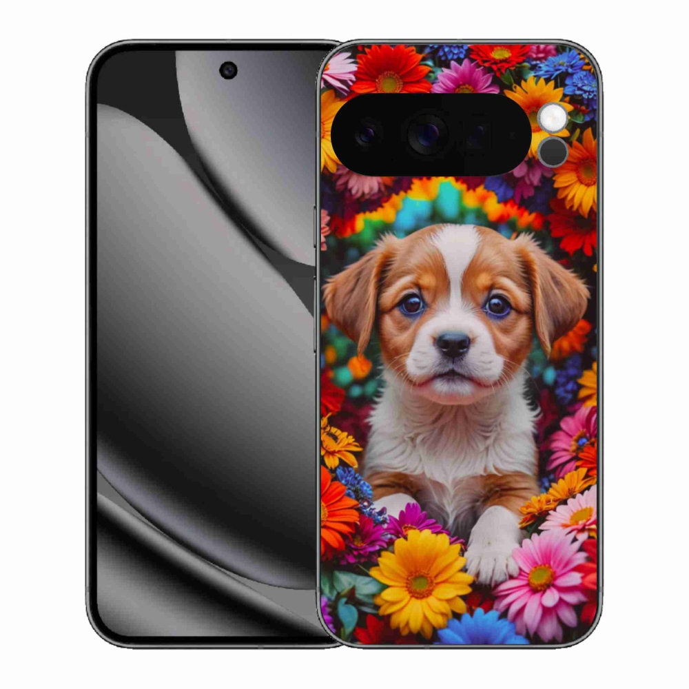 Gélový kryt mmCase na Google Pixel 10 Pro XL - roztomilé šteňa