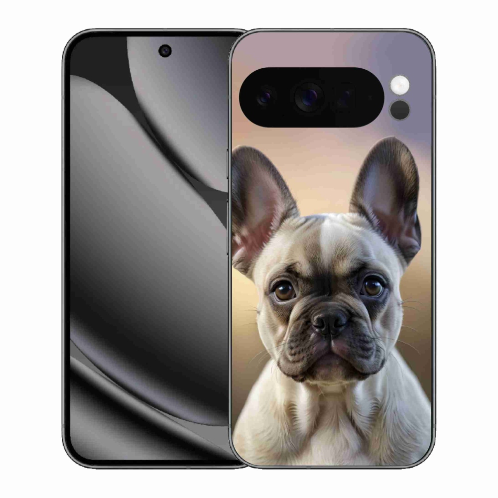 Gélový kryt mmCase na Google Pixel 10 Pro XL - roztomilý francúzsky buldoček
