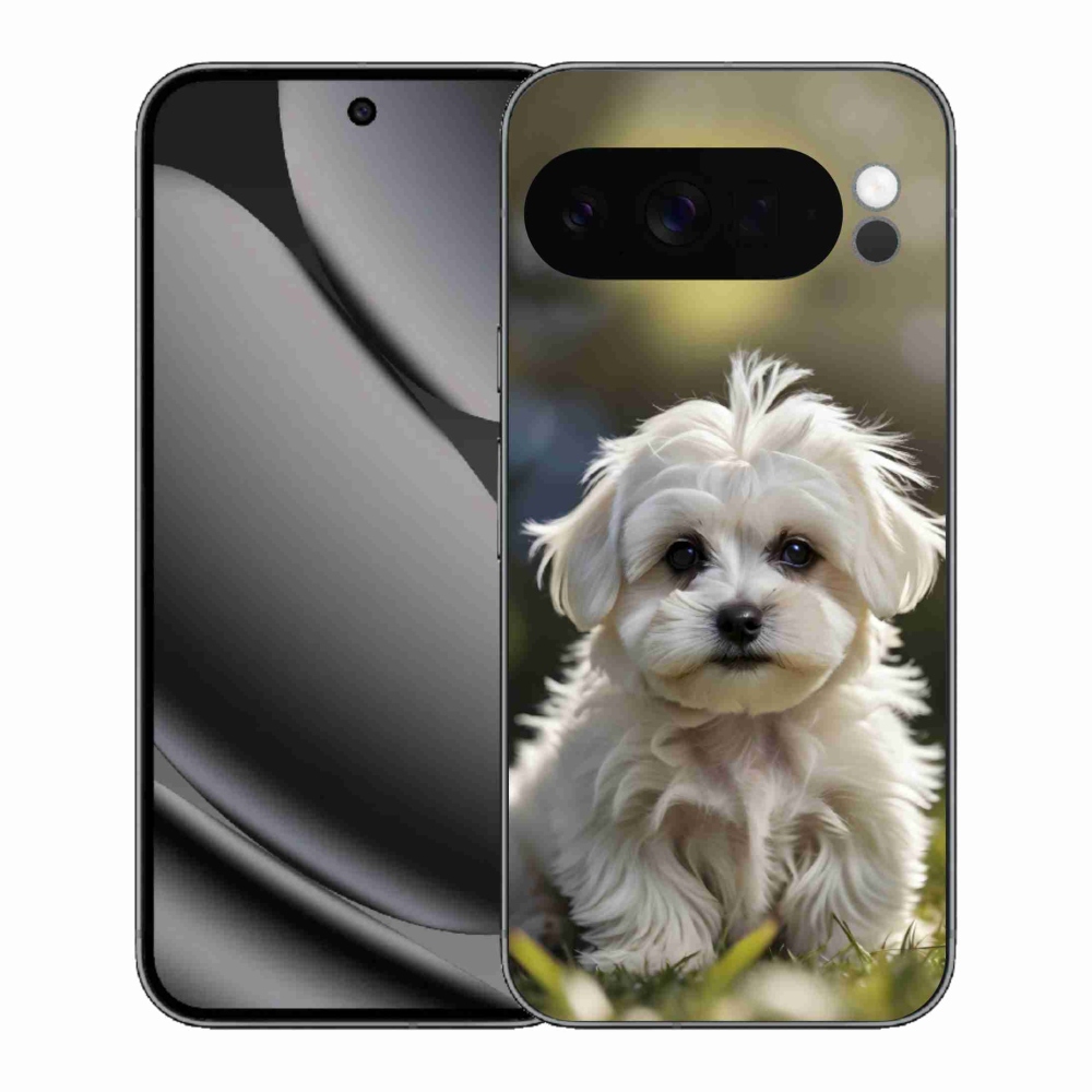 Gélový kryt mmCase na Google Pixel 10 Pro XL - roztomilý maltézsky psík