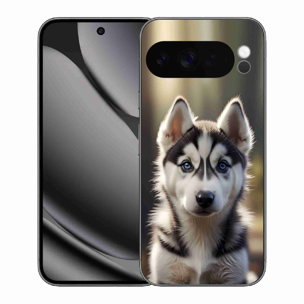 Gélový kryt mmCase na Google Pixel 10 Pro XL - roztomilý sibírsky husky