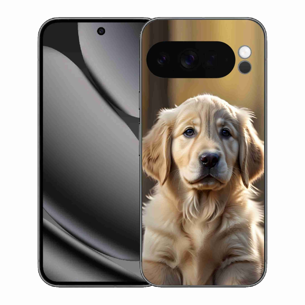 Gélový kryt mmCase na Google Pixel 10 Pro XL - roztomilý zlatý retriever