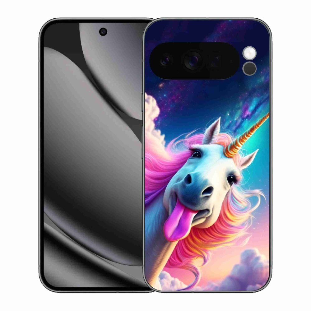 Gélový kryt mmCase na Google Pixel 10 Pro XL - šialený jednorožec