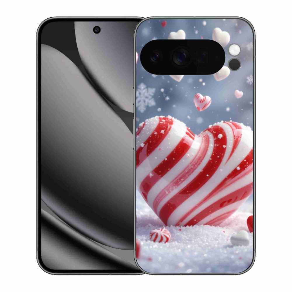 Gélový kryt mmCase na Google Pixel 10 Pro XL - sladké srdce