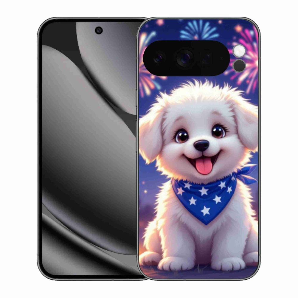 Gélový kryt mmCase na Google Pixel 10 Pro XL - slávnostné šteňa
