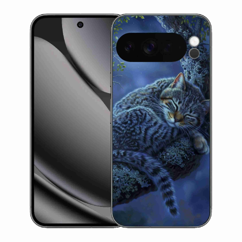Gélový kryt mmCase na Google Pixel 10 Pro XL - spiaca mačka