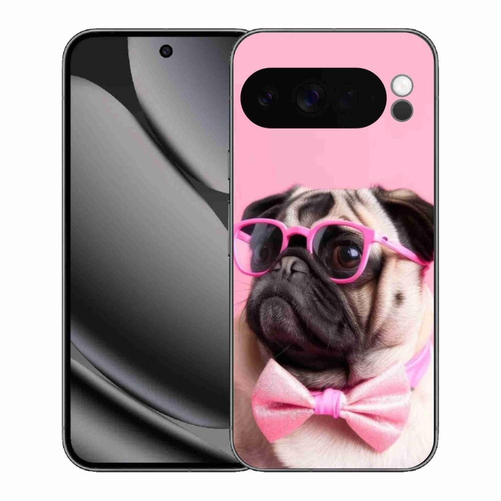 Gélový kryt mmCase na Google Pixel 10 Pro XL - štýlový mops