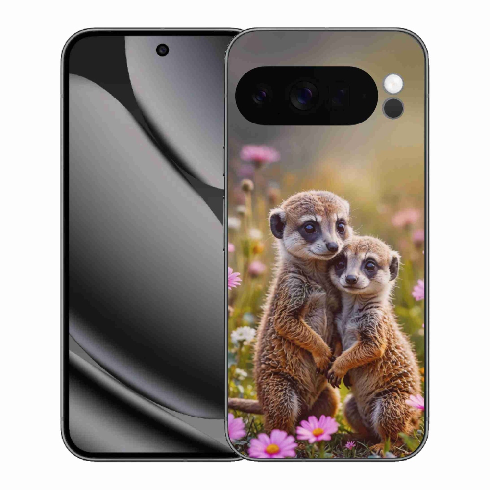 Gélový kryt mmCase na Google Pixel 10 Pro XL - surikatí duo