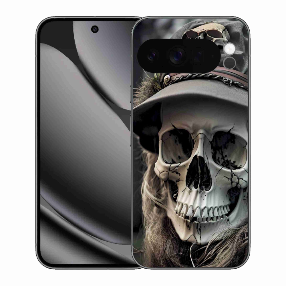 Gélový kryt mmCase na Google Pixel 10 Pro XL - temná lebka