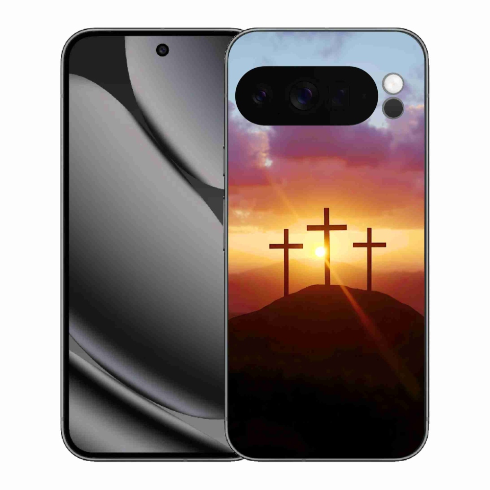 Gélový kryt mmCase na Google Pixel 10 Pro XL - tri kríža