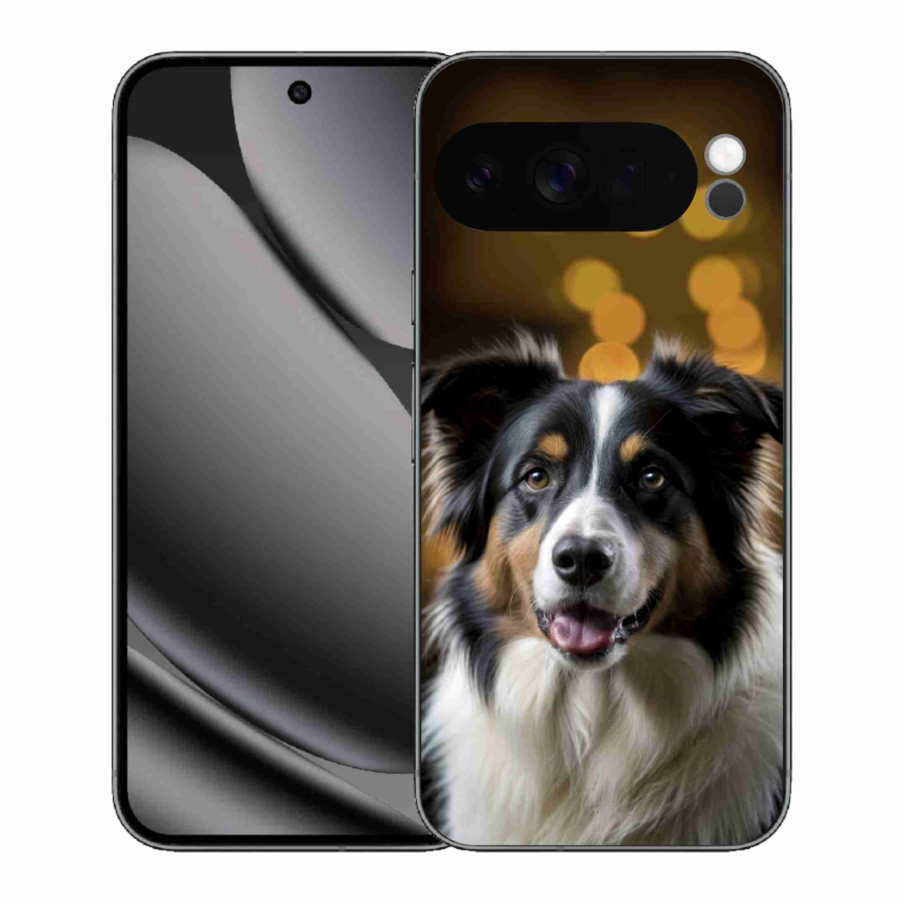Gélový kryt mmCase na Google Pixel 10 Pro XL - usmievavý austrálsky ovčiak