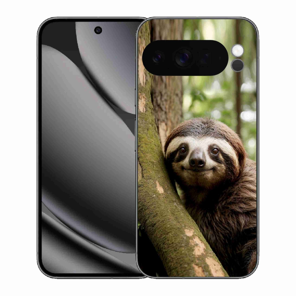 Gélový kryt mmCase na Google Pixel 10 Pro XL - usmievavý leňochod