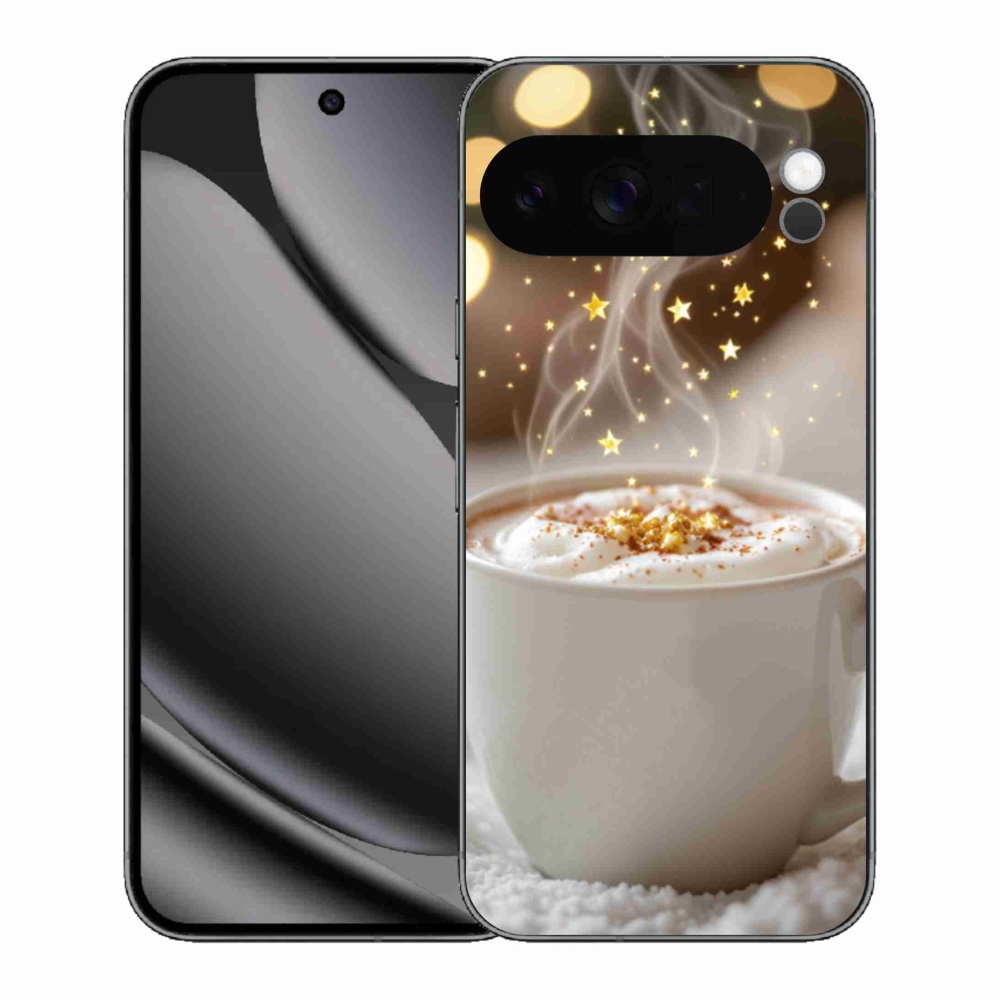 Gélový kryt mmCase na Google Pixel 10 Pro XL - vianočný horúci nápoj