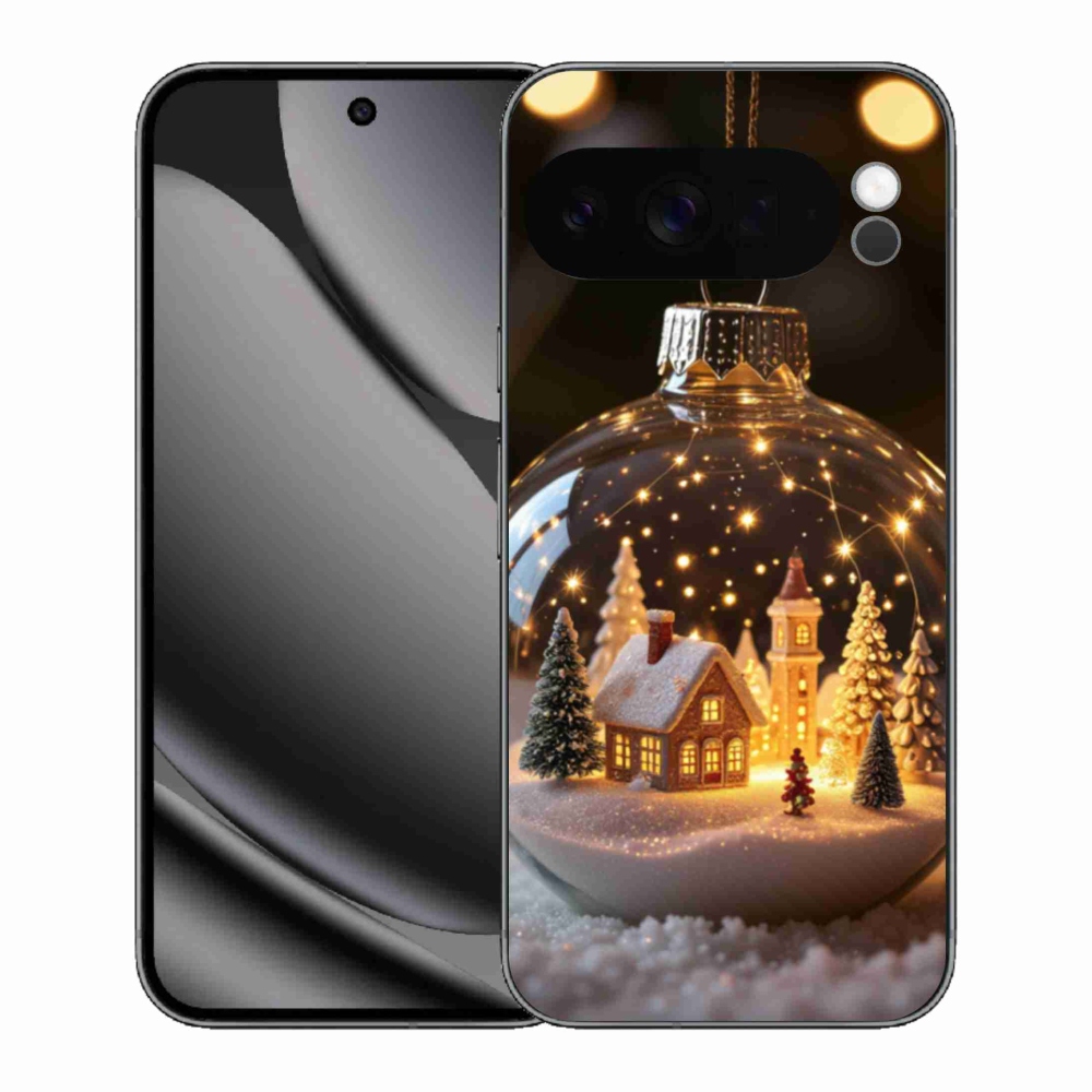 Gélový kryt mmCase na Google Pixel 10 Pro XL - vianočné gule 3