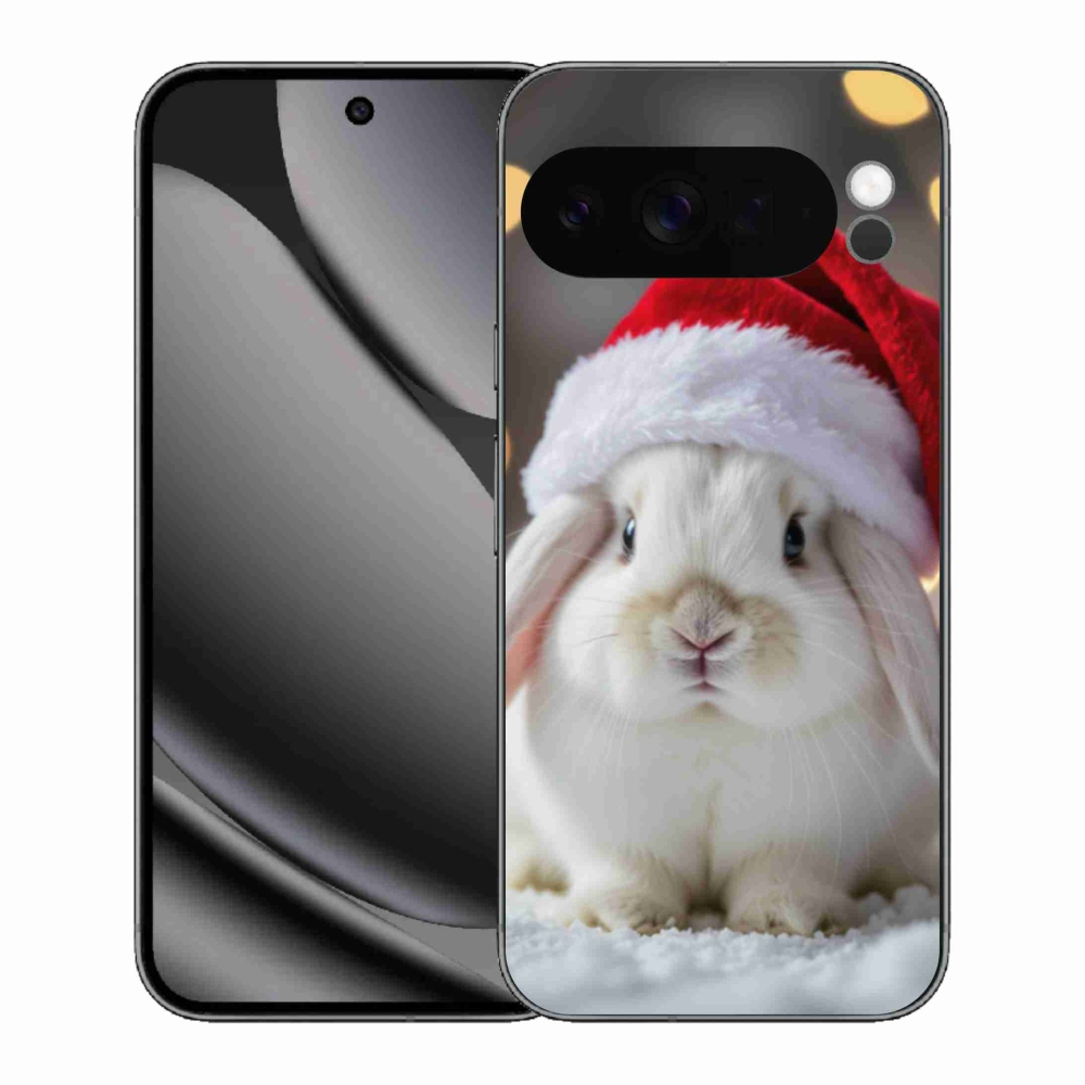 Gélový kryt mmCase na Google Pixel 10 Pro XL - vianočný králik