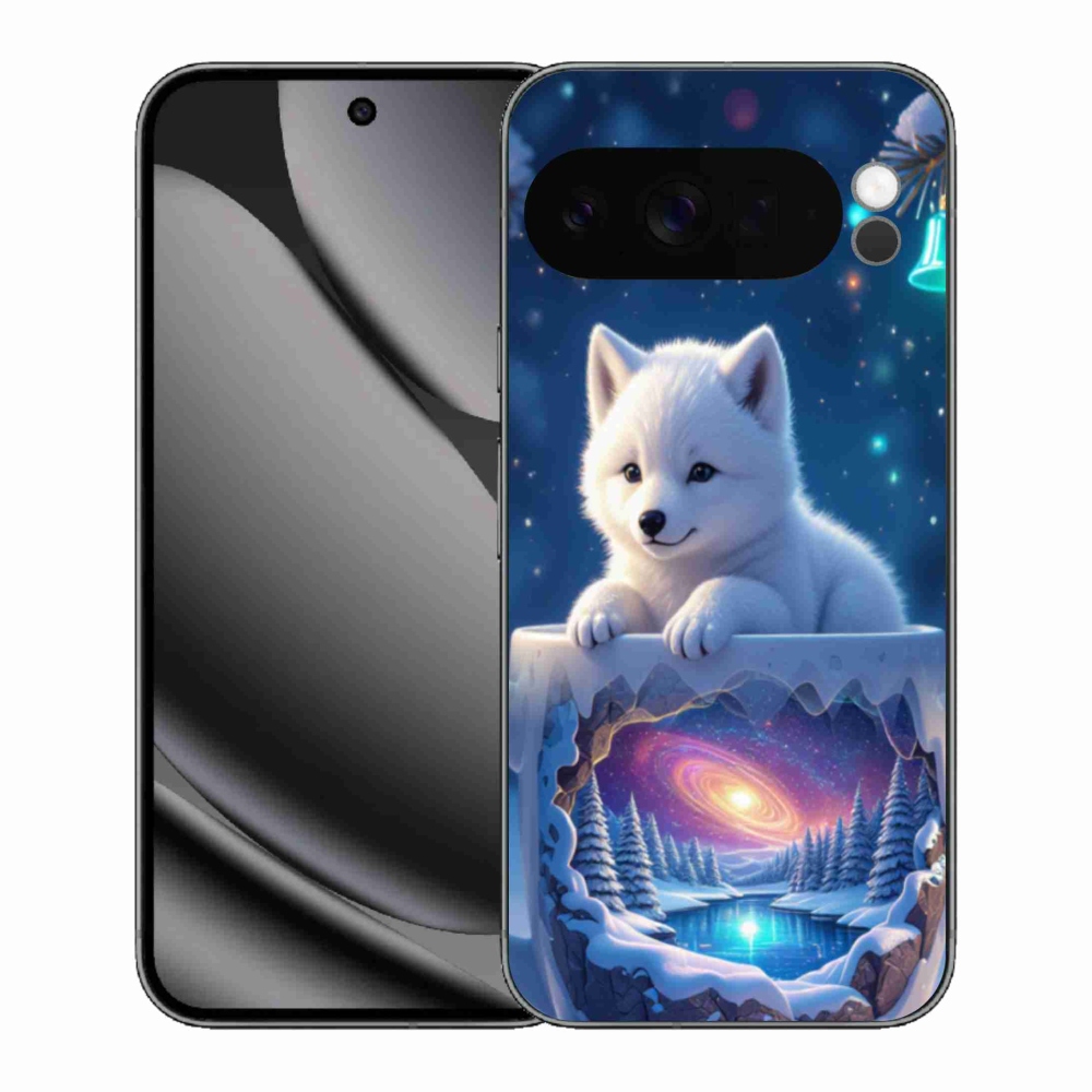 Gélový kryt mmCase na Google Pixel 10 Pro XL - vianočné šteňa