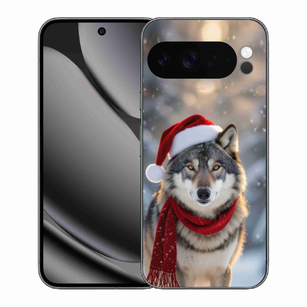 Gélový kryt mmCase na Google Pixel 10 Pro XL - vianočný vlk