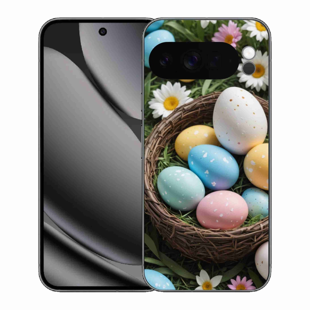 Gélový kryt mmCase na Google Pixel 10 Pro XL - veľkonočné vajíčka 2