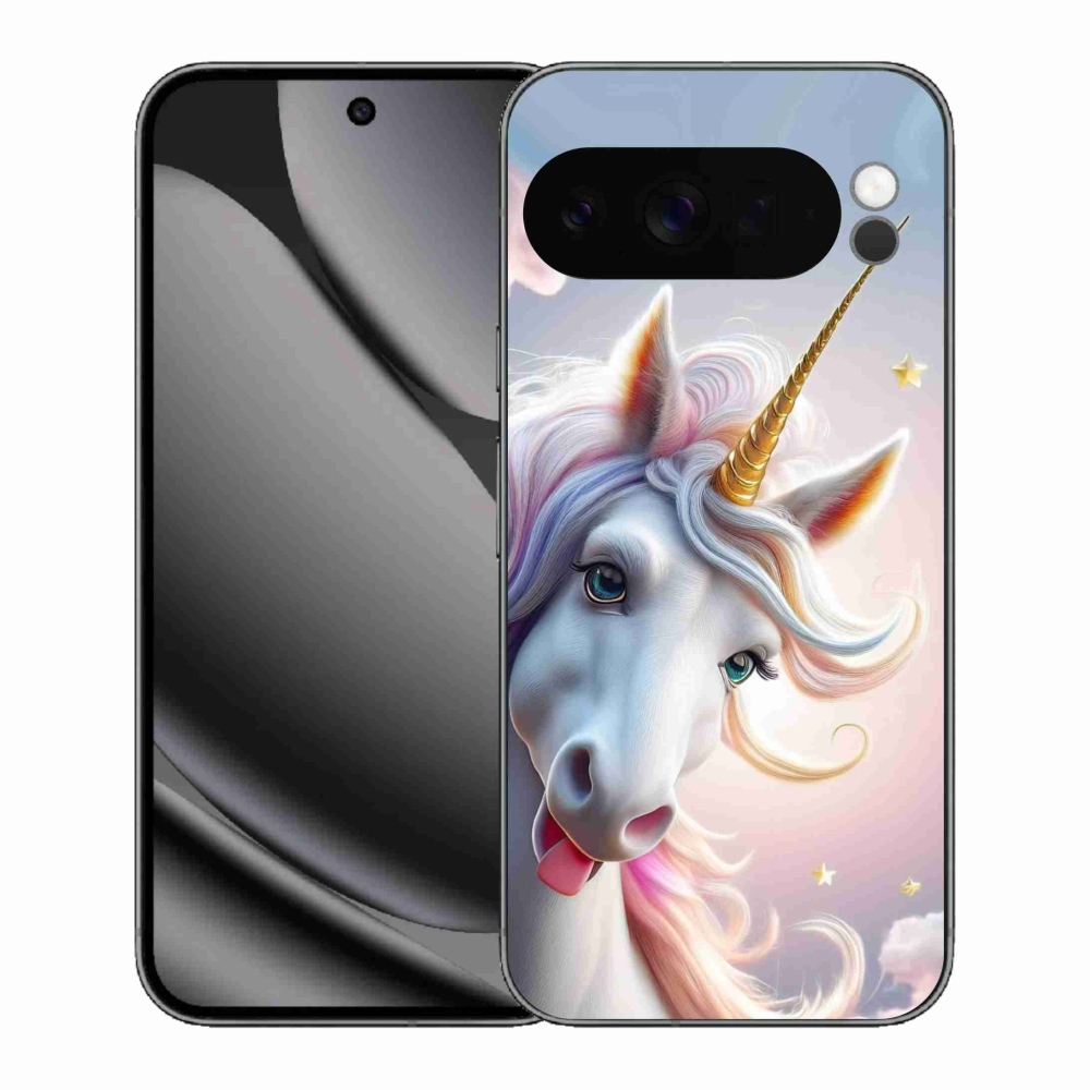 Gélový kryt mmCase na Google Pixel 10 Pro XL - veselý jednorožec