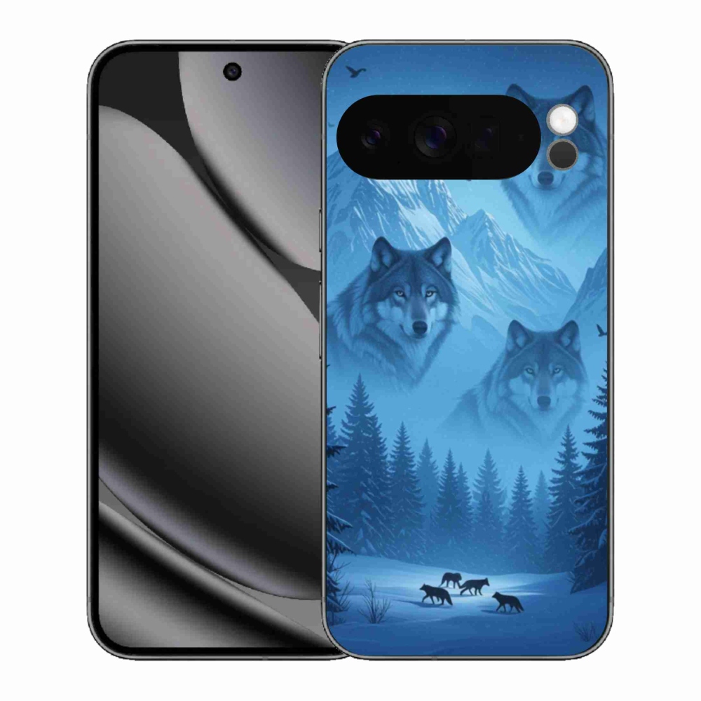 Gélový kryt mmCase na Google Pixel 10 Pro XL - vlčia svorka