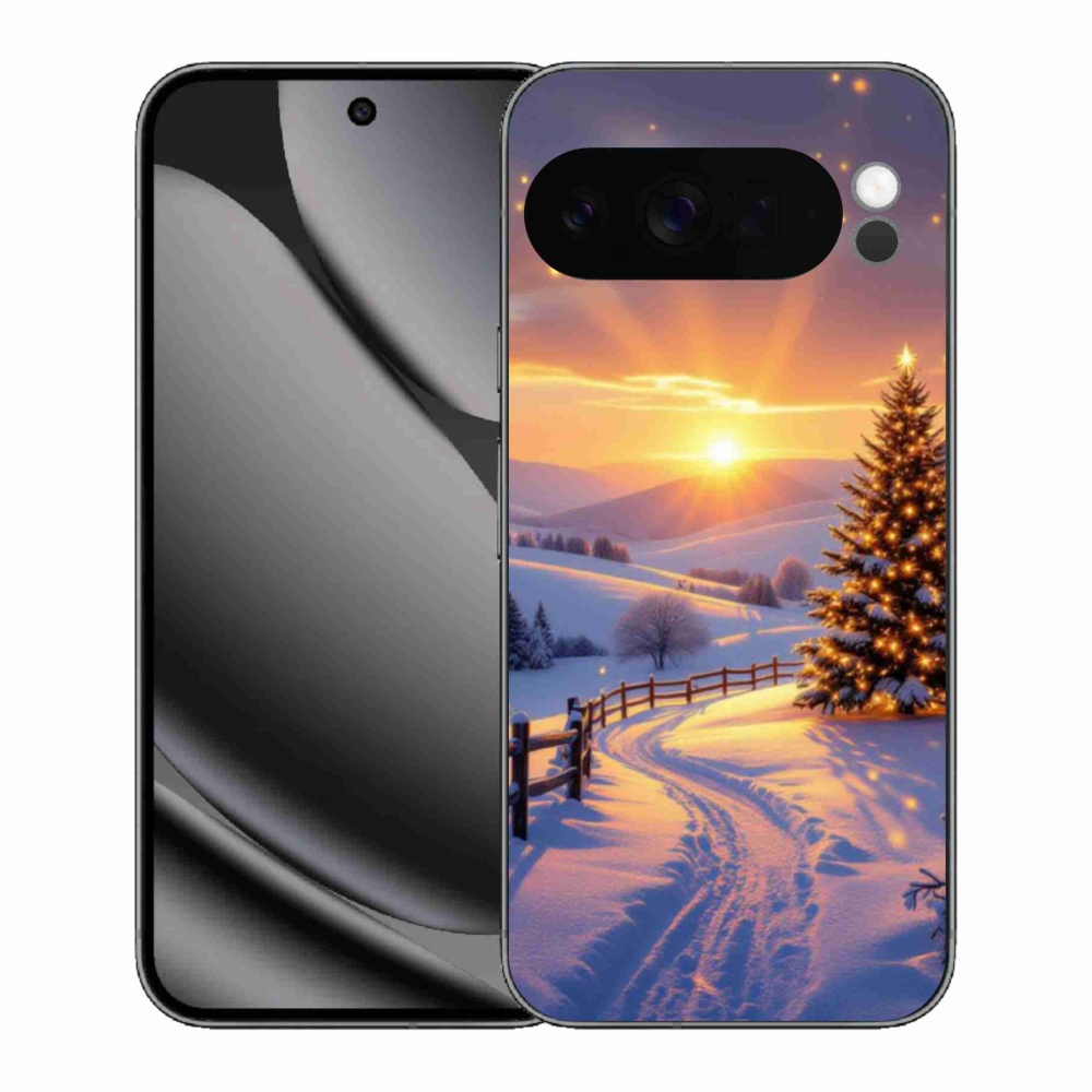 Gélový kryt mmCase na Google Pixel 10 Pre XL - zimná krajina