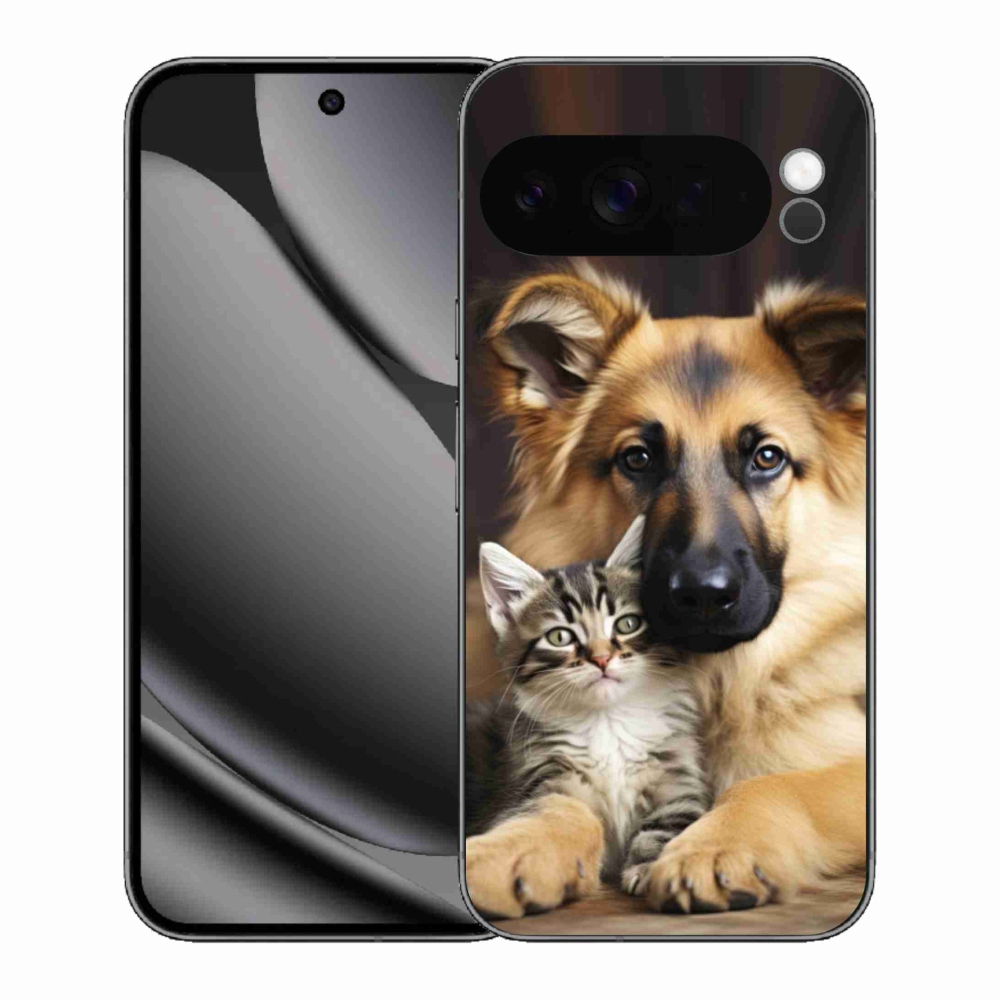 Gélový kryt mmCase na Google Pixel 10 Pro XL - zvieracie priateľstvo