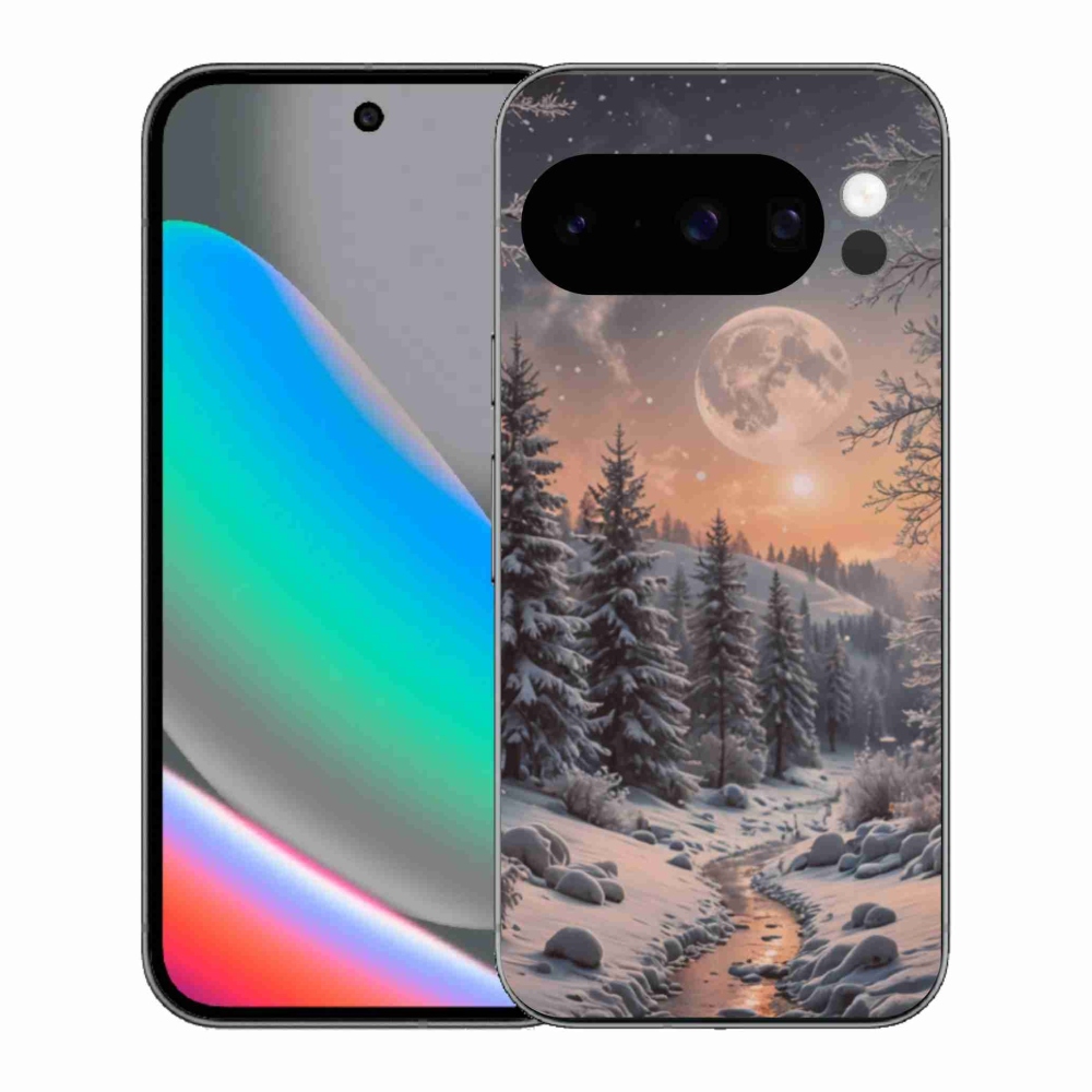 Gélový kryt mmCase na Google Pixel 10 Pro - zimná krajina 2