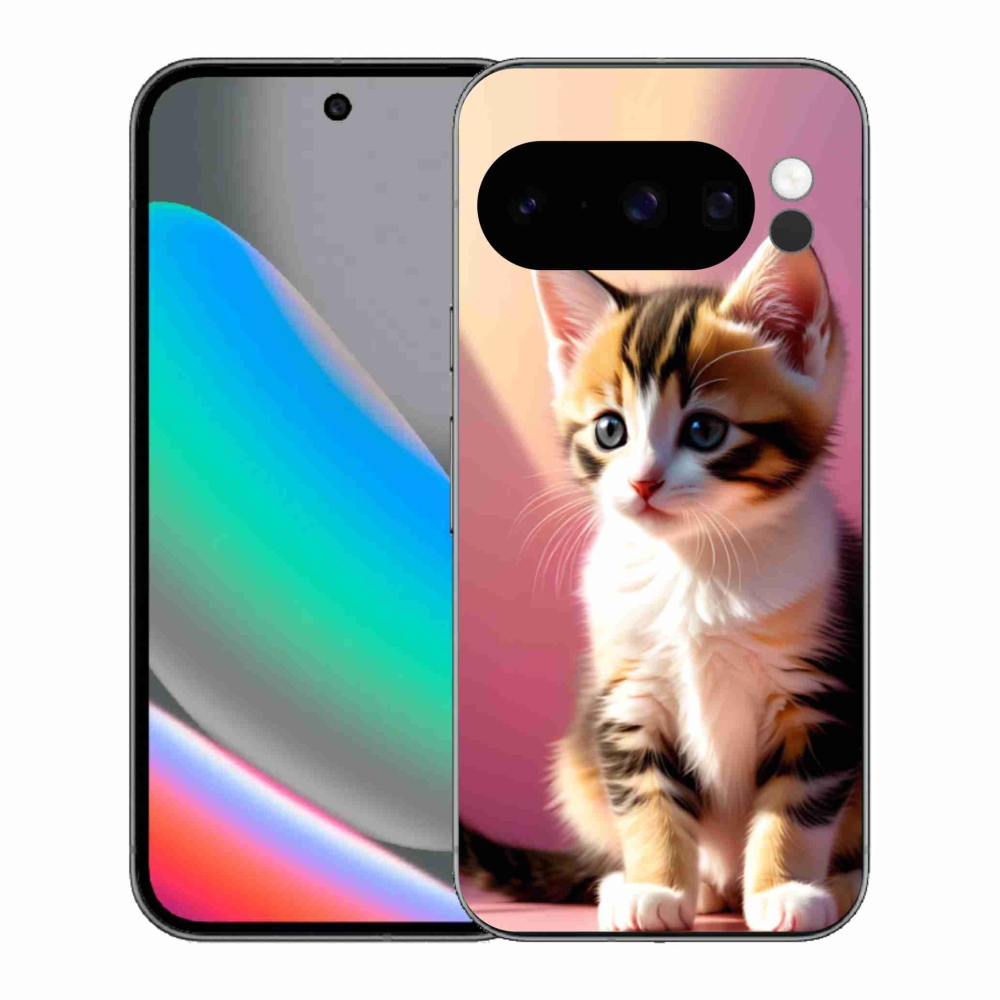 Gélový kryt mmCase na Google Pixel 10 Pro - zvedavé mačiatko 2