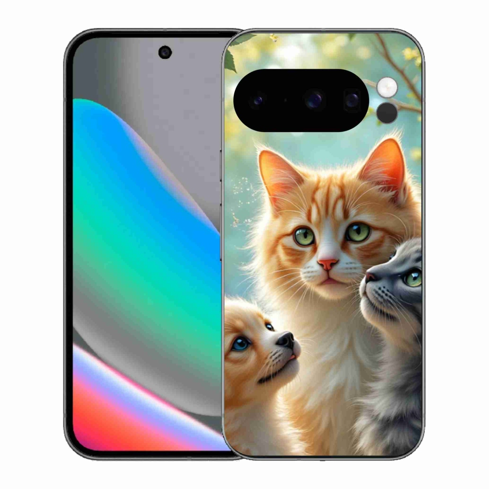 Gélový kryt mmCase na Google Pixel 10 Pro - zvieracie priateľstvo 2