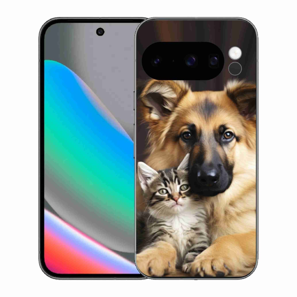 Gélový kryt mmCase na Google Pixel 10 Pro - zvieracie priateľstvo