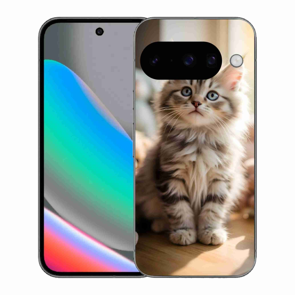 Gélový kryt mmCase na Google Pixel 10 - roztomilé mačiatko 10