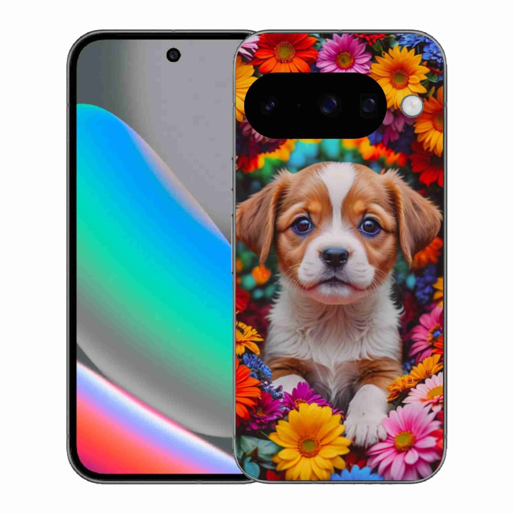 Gélový kryt mmCase na Google Pixel 10 - roztomilé šteňa